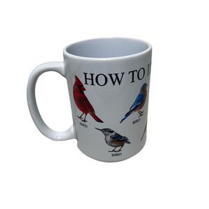 How to Identify Birds Coffee Mug 16 oz Ceramic  Funny